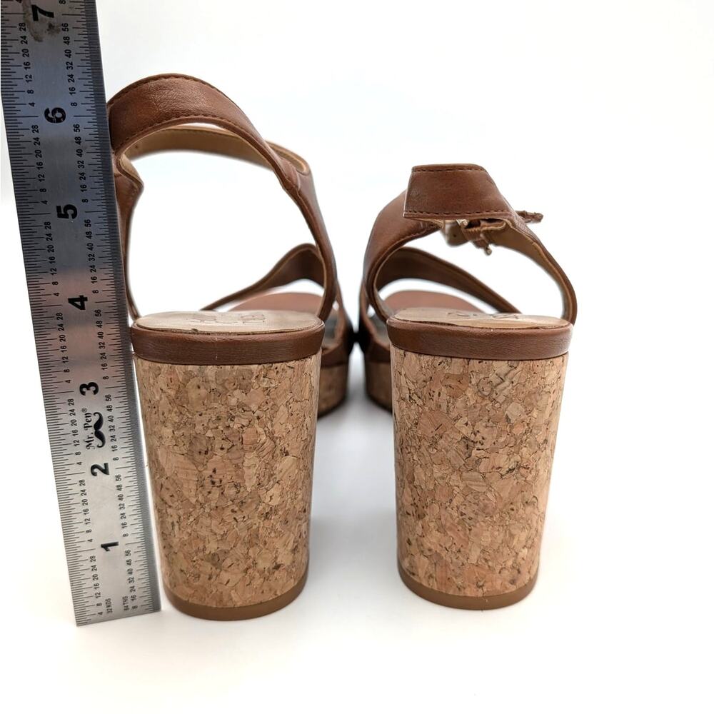 Naturalizer Lily Block Heel Sandals Women's English Tea Size US10M EU41 - Picture 4 of 10